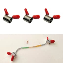 10Pcs/4Pcs Bead Stopper Set Metal Beading Helper Jewelry Making Tool Spring End Fasteners