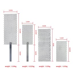 Silver PlatinumTitanium Mesh Gold Platinzed Titanium Mesh Metal Electroplating Anode with Handle for Jewelry Plating Machine
