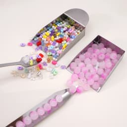 1Pc Stainless Steel Bead Shove Bead Scoop Small Spoon Pearl Shovel Tool for DIY Jewelry Beading Bead Collection and Organization