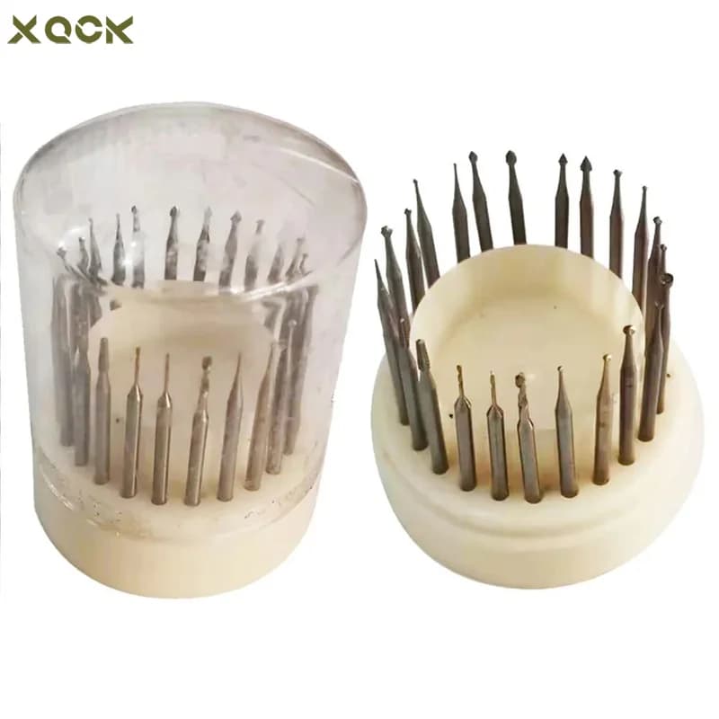 23 Pieces Assorted Steel Drill Burs for Jewellery Engraving Metal Mixed Carving Bur Set Jewelry Tools