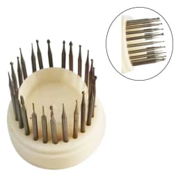 23 Pieces Assorted Steel Drill Burs for Jewellery Engraving Metal Mixed Carving Bur Set Jewelry Tools