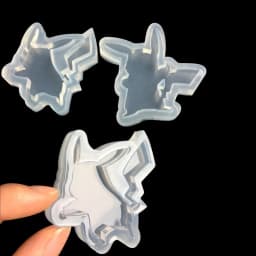New 1pcs UV Craft DIY Jewelry Liquid Silicone Mold Cute Cartoon Resin Molds for Intersperse Decorate Making Toys Bakeware