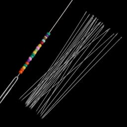 30pcs/lot Stainless Steel Beading Needles Long String Cord Tools Pins for Bead Threading String Cord Easy Jewelry Making DIY