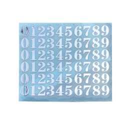Gold/Silver Alphabet Glitter Epoxy Resin Metal Decorative Stickers English Letters Numbers UV Epoxy Resin Fillings Filler