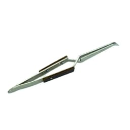 1 Piece Stainless Steel Welding Clamp Serrated Jaw Cross Locking Soldering Tweezers for Jewelry Making Gold Smith Precision Tool