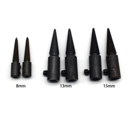 1 Pair Jewelry Polishing Motor Tapered Spindles 8mm Shank TM-2 Grinding Machine Attachments