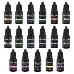 10g UV Resin Glue Epoxy Glue Hard Ultraviolet Curing DIY UV Glue Colors Resin Jewelry Making Quick Drying Glue Clear