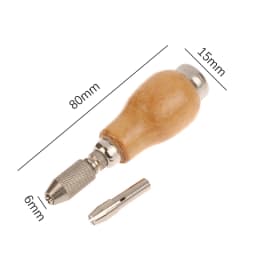 Jewelers Pin Vise Vice Wooden Handle Twisting Wire Wrapping Drill Kit Collet Watches Jewelry Tools