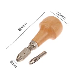 Jewelers Pin Vise Vice Wooden Handle Twisting Wire Wrapping Drill Kit Collet Watches Jewelry Tools