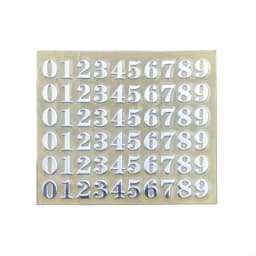 Letter Stickers Number Metal Stickers Combination Word Stickers Art Sticker