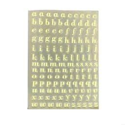 Letter Stickers Number Metal Stickers Combination Word Stickers Art Sticker