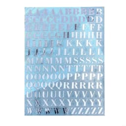 Letter Stickers Number Metal Stickers Combination Word Stickers Art Sticker