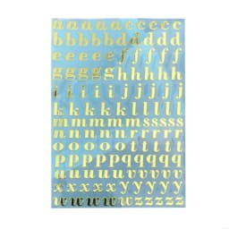 Letter Stickers Number Metal Stickers Combination Word Stickers Art Sticker