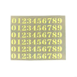 Letter Stickers Number Metal Stickers Combination Word Stickers Art Sticker
