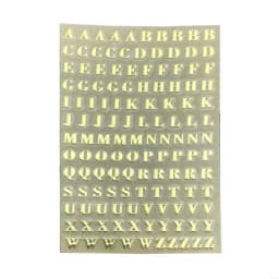 Letter Stickers Number Metal Stickers Combination Word Stickers Art Sticker