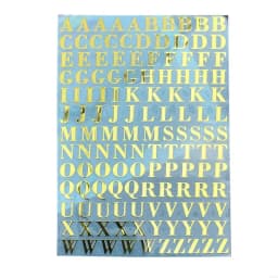 Letter Stickers Number Metal Stickers Combination Word Stickers Art Sticker