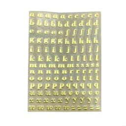 Letter Stickers Number Metal Stickers Combination Word Stickers Art Sticker