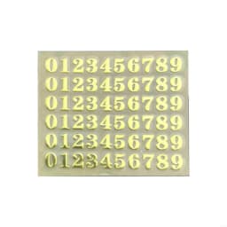 Letter Stickers Number Metal Stickers Combination Word Stickers Art Sticker