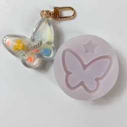 Silicone Quicksand Shaker Mold Butterfly Love Heart Peach Cloud Epoxy Resin DIY Jewelry Necklace Pendant Crafts Casting Tools