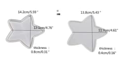 Silicone Quicksand Shaker Mold Butterfly Love Heart Peach Cloud Epoxy Resin DIY Jewelry Necklace Pendant Crafts Casting Tools