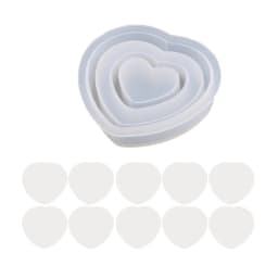 Silicone Quicksand Shaker Mold Butterfly Love Heart Peach Cloud Epoxy Resin DIY Jewelry Necklace Pendant Crafts Casting Tools