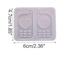 Silicone Quicksand Shaker Mold Butterfly Love Heart Peach Cloud Epoxy Resin DIY Jewelry Necklace Pendant Crafts Casting Tools