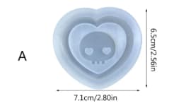 Silicone Quicksand Shaker Mold Butterfly Love Heart Peach Cloud Epoxy Resin DIY Jewelry Necklace Pendant Crafts Casting Tools