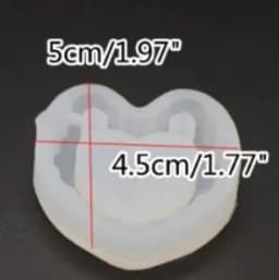 Silicone Quicksand Shaker Mold Butterfly Love Heart Peach Cloud Epoxy Resin DIY Jewelry Necklace Pendant Crafts Casting Tools