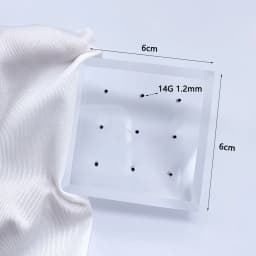 Hot Selling Acrylic Display Frame Umbilical Tongue Lip Nail Puncture Jewelry High Penetration Fine Polishing Display Frame