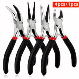 4pcs/1pcs Multifunctional Jewelry Pliers Manual Pointed-Nosed Pliers Oblique Pliers Mini Pointed-Nosed Pliers, For Jewelry Makin