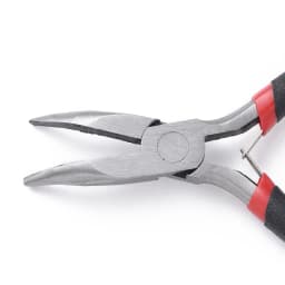 PandaHall Jewelry Pliers Bent Nose Plier Carbon-Hardened Steel Handmade Craft Jewelry Making Tools 12.5cm long