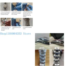 Portable Watch Polishing Cloth Durable Scratches and Oxidation Repair Cloth Cleans for Watch Collector Jewelry Enthusias