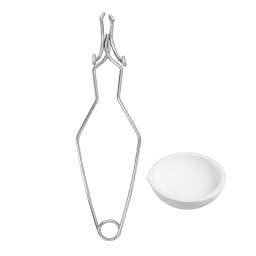 1 set Crucible Set Pot Melting Metal Smelting Tool Dishes Quartz Silver Casting Supplies Furnace Clamp Jewelry Making Practical