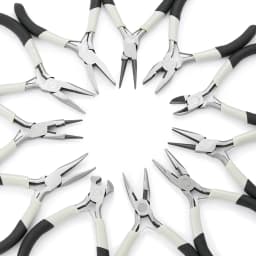 High-carbon Steel Jewelry Making Pilers Durable Needle Round Nose Cutting Wire Diagonal Pliers for Jewelry Making Repair Tools