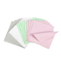 10Pcs Jewelry Polishing Cloths Soft Clean Wiping Cloth Remove Stains Double-Sided Cleaning Cloth For Silver Gold Jewelry Tools