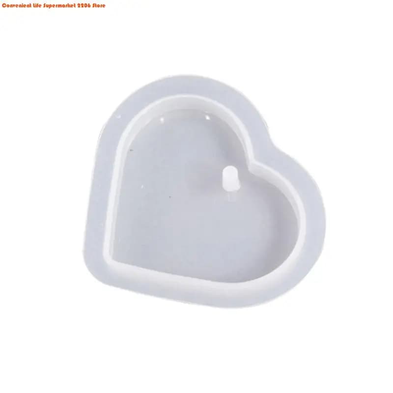 Fan-shaped Round Heart Oval Bone Tag Silicone Epoxy Mold Resin Casting Necklace Pendant Mold Suitable for Home Decor