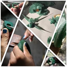 NIUPIKA 70x90mm Green Jewelry Wax Block for Carving Molds Sculpting Engraving and Dental Modeling Projects