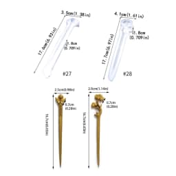 Hairpin DIY Silicone Mold Making Hair Stick Mould Jewelry Pendant DIY Crystal Epoxy Resin Mould
