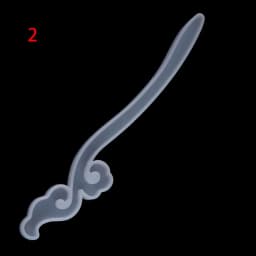 Hairpin DIY Silicone Mold Making Hair Stick Mould Jewelry Pendant DIY Crystal Epoxy Resin Mould