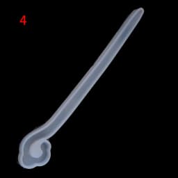 Hairpin DIY Silicone Mold Making Hair Stick Mould Jewelry Pendant DIY Crystal Epoxy Resin Mould