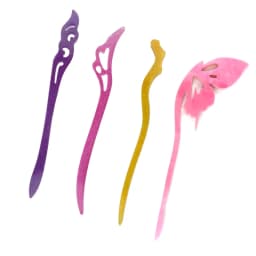 Hairpin DIY Silicone Mold Making Hair Stick Mould Jewelry Pendant DIY Crystal Epoxy Resin Mould
