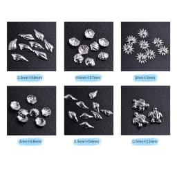 Ocean Theme Metal Rivets Resin Filler Jewelry Fillings Material Star Shell 3d Nail Art Decoration DIY Accessories
