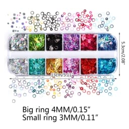 Ocean Theme Metal Rivets Resin Filler Jewelry Fillings Material Star Shell 3d Nail Art Decoration DIY Accessories