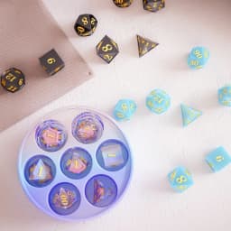 Dices Dies Resin Castings Mold 7 Shapes Game Dices Pentagon Square Dices Mold Digital Dices Game Home Crafts