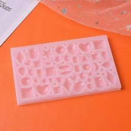 1PCS DIY mirror jewelry crystal Epoxy resin mold love geometry moon variety gemstone pendant mold