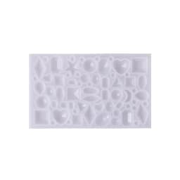 1PCS DIY mirror jewelry crystal Epoxy resin mold love geometry moon variety gemstone pendant mold