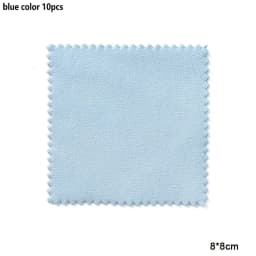 10-50pcs Silver Polishing Cloths Jewelry Cleaning Cloth Soft Clean Wipes Non Toxic Tarnish Remover for Jewelry Coins Watcch