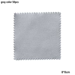 10-50pcs Silver Polishing Cloths Jewelry Cleaning Cloth Soft Clean Wipes Non Toxic Tarnish Remover for Jewelry Coins Watcch