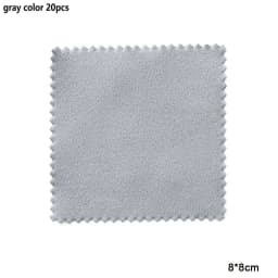 10-50pcs Silver Polishing Cloths Jewelry Cleaning Cloth Soft Clean Wipes Non Toxic Tarnish Remover for Jewelry Coins Watcch