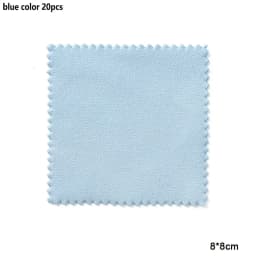 10-50pcs Silver Polishing Cloths Jewelry Cleaning Cloth Soft Clean Wipes Non Toxic Tarnish Remover for Jewelry Coins Watcch